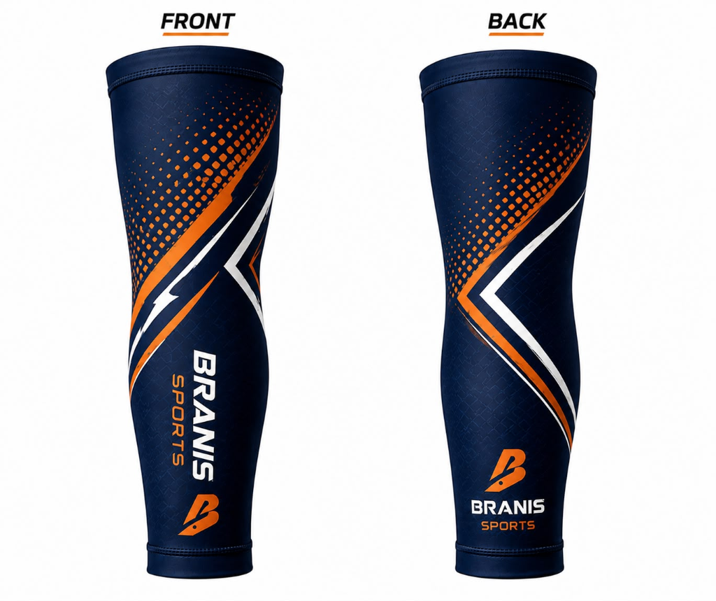 Custom Custom Compression Calf Sleeves — Recovery & Running Style 2 | Wholesale Manufacturer Sialkot Pakistan — Branis Sports