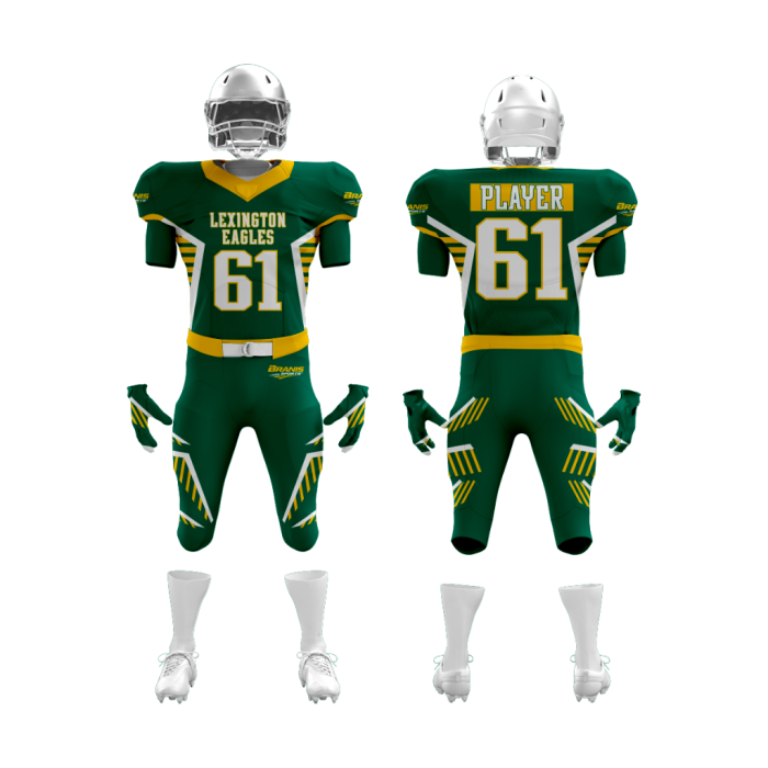 Custom Tackle Twill American Football Jerseys and Pants Manufacturer — Branis Sports